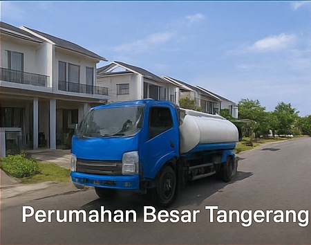 Pengiriman air bersih Usaha Rizki